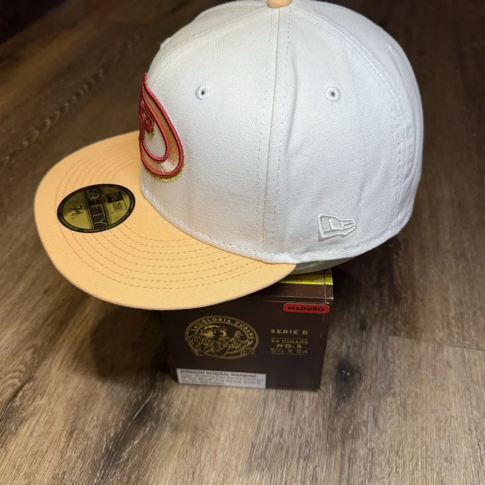 Hat Club Arizona Diamondbacks New Era‎ Cap 7 3/4 Pink Rose Gold Velvet 59Fifty